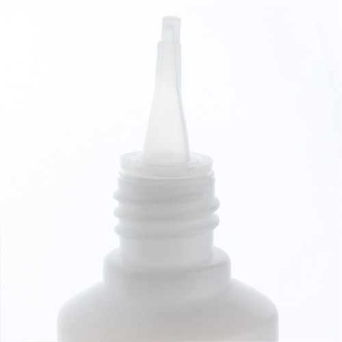 Sanle 60ml PE cylinder round plastic squeeze bottle with dropper cap