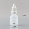 Sanle 10ml PE cosmo round needle dropper bottle with dropper cap