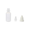 Sanle 15ml PE custom dropper bottles cosmo round eye dropper bottle with screw cap