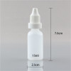 Sanle 15ml PE custom dropper bottles cosmo round eye dropper bottle with screw cap