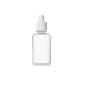 Sanle 30ml PE boston round squeeze dropper bottle with dropper cap