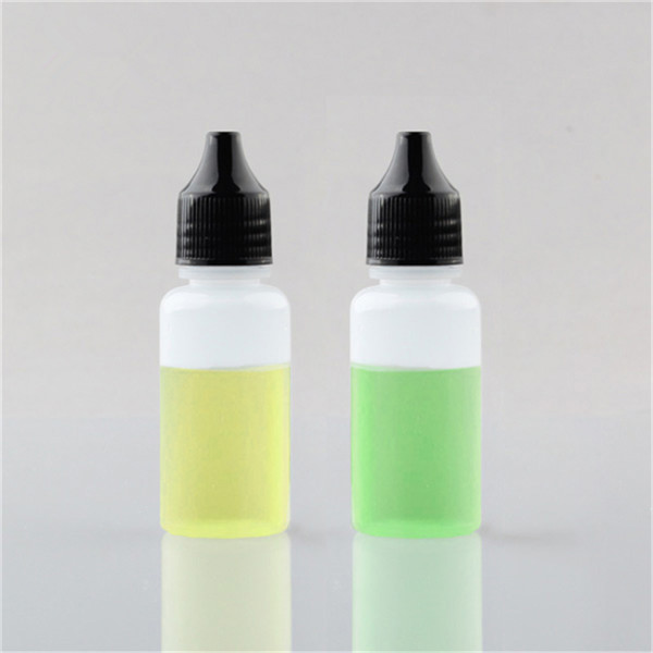 Sanle dropper bottle suppliers 7ml PE boston round eliquid drop bottle with screw cap