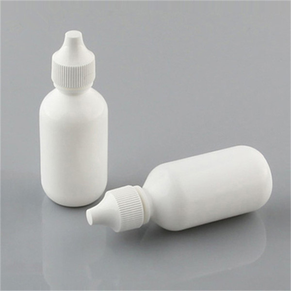 Sanle 80ml PE cosmo round lotion squeeze bottles with dropper cap