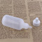 Sanle dropper bottle manufacturers 60ml PE boston round small plastic bottles with dropper cap