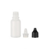 Sanle 20ml PE boston round travel size plastic bottles with cap