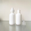 Sanle 80ml PE cosmo round lotion squeeze bottles with dropper cap