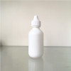 Sanle 80ml PE cosmo round lotion squeeze bottles with dropper cap