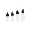 Sanle dropper bottle suppliers 7ml PE boston round eliquid drop bottle with screw cap