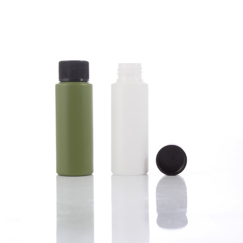 Sanle 35ml PE cylinder shampoo bottle with screw cap