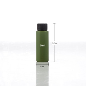 Sanle 35ml PE cylinder shampoo bottle with screw cap