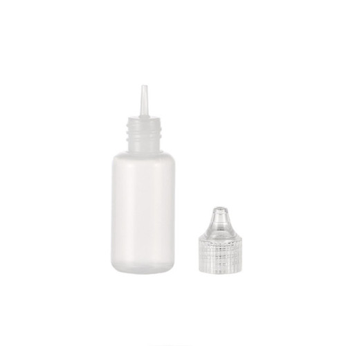 Sanle 16ml PE cosmo round empty squeeze bottle bottle with dropper cap