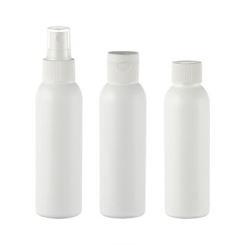 Sanle 125ml HDPE cosmo round plastic fine mist spray bottle