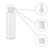 Sanle 125ml HDPE cosmo round plastic fine mist spray bottle