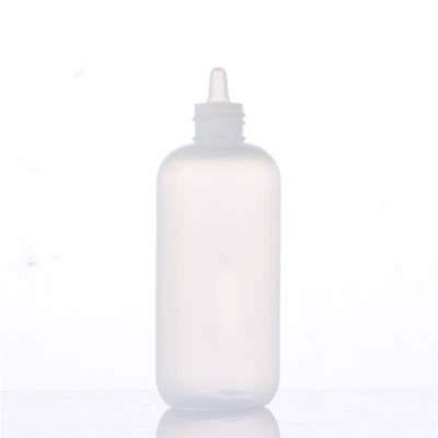 Sanle dropper bottle manufacturers 120ml LDPE boston round plastic dropper bottle with dropper tip cap