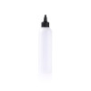 Sanle 240ml cosmo round HDPE bottle with screw twist cap