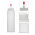 Sanle 120ml LDPE Wide Mouth Cylinder Plastic sauce squeeze bottle with nozzle Red Tip Dropper