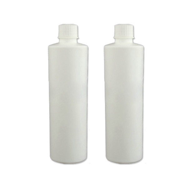 Sanle 500ml HDPE Cylinder Round Plastic Bottle with screw cap