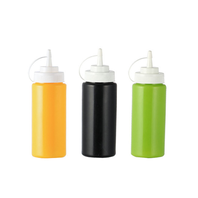 500ml LDPE wide mouth cylinder plastic squeeze bottle