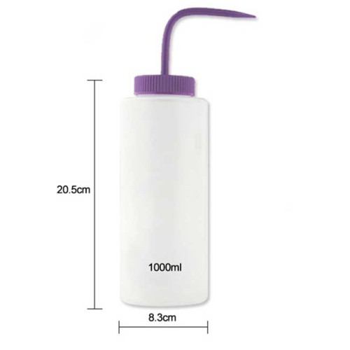 Sanle 1000ml LDPE wide mouth cylinder condiment squeeze bottles with ketchup dispensing cap