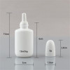 15ml LDPE oval plastic dropper bottle with nose spary