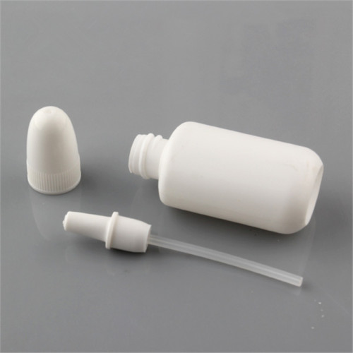 15ml LDPE oval plastic dropper bottle with nose spary