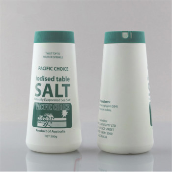 500g PE salt shaker table salt bottle