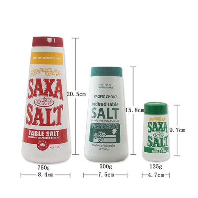 500g PE salt shaker table salt bottle