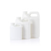 250ml white F-style hdpe plastic bottle/jugs