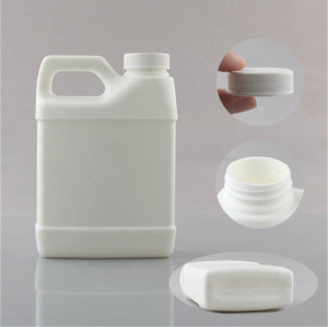 250ml white F-style hdpe plastic bottle/jugs