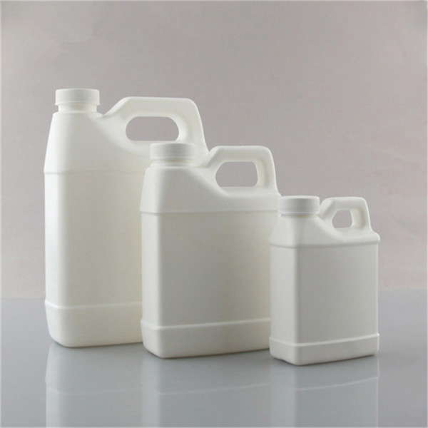 1000ml white F-style hdpe plastic bottle/jugs