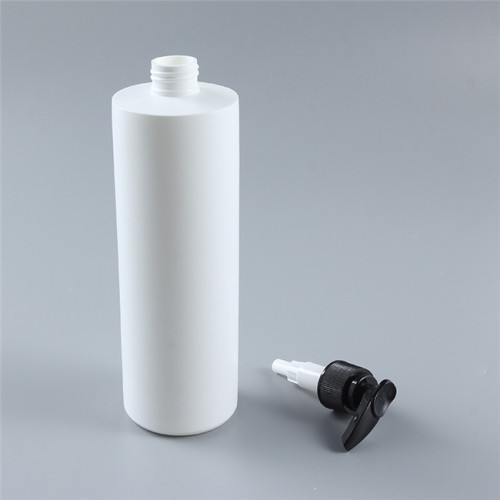 Sanle 500ml HDPE cylinder round plastic pump bottle with sprayers