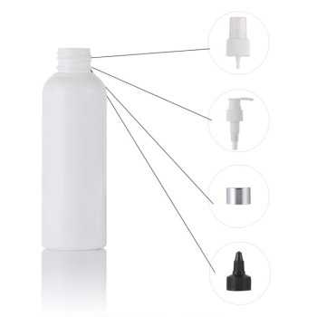 Sanle 150ml Cosmo Round Plastic HDPE Bottle with Mist Sprayer