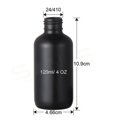 Sanle 120ml LDPE Boston Round Plastic Squeeze Bottle with Twist Cap