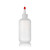 Sanle 120ml LDPE Boston Round Plastic Squeeze Bottle with Measurement Scale