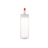 Sanle 120ml LDPE Sauce Squeeze Bottle with Nozzle Red Tip Cap