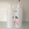 Sanle 500ml tall boston round nail polish remover HDPE plastic bottle with plug and screw cap