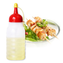 Sanle 350ml LDPE Plastic Sauce Squeeze Bottles with ketchup line cap