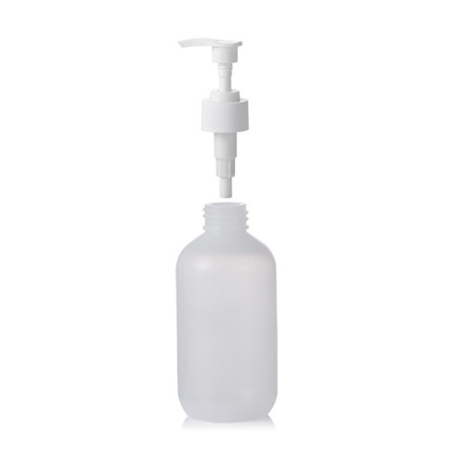 Sanle 480ml LDPE Boston Round Plastic Squeeze Bottle with York Spout Cap