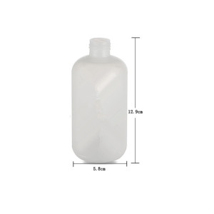 Sanle 480ml LDPE Boston Round Plastic Squeeze Bottle with York Spout Cap