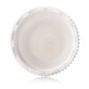 White unlined Polypropylene (PP) dropper tip cap with 18/410 neck finish