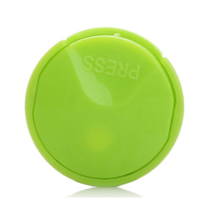 Green disc top cap with 24/410 neck finish