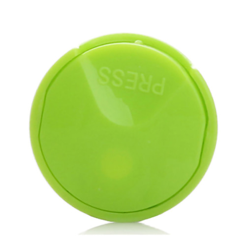 Green disc top cap with 24/410 neck finish