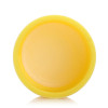 Yellow regular HDPE+EVA plastic screw caps with 20/410 neck finish