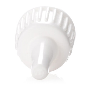 White HDPE glue bottle cap with 15/410 neck finish