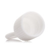 White HDPE special shape squeeze bottle caps with hanging w/ 14/410 neck finish