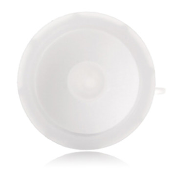 White HDPE glue tip glue cap with 24/410 neck finish