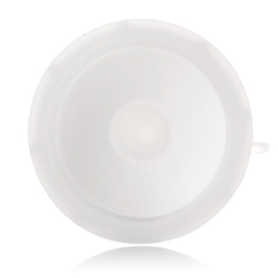 White HDPE glue tip glue cap with 24/410 neck finish