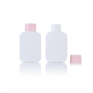 100ml HDPE oblong plastic bottle with lotion pump