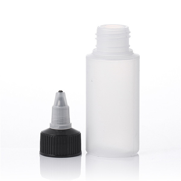 Sanle 60ml PE cylinder squeeze bottle with drop caps