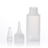 Sanle 60ml PE cylinder squeeze bottle with drop caps